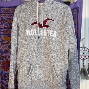 Grey Hollister hoodie